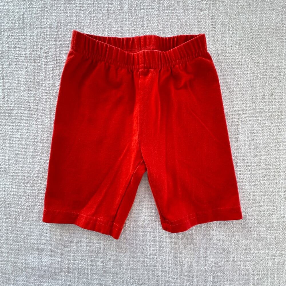 Hanna Andersson Solid Red Biker Shorts VGUC 3